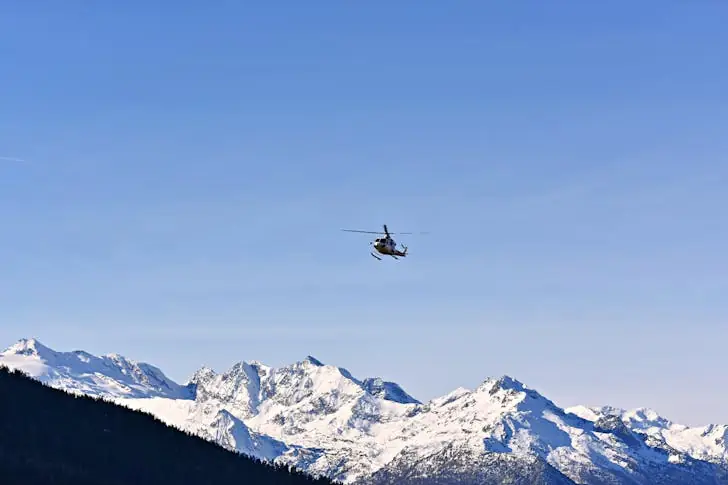 How far can a helicopter travel?